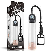 Вакуумна помпа з вимірювачем тиску Maximizer Worx VX2 Pussy Pump, Прозрачный