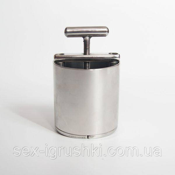 Stainless Steel CBT Device / Stainless Steel aggravating scrotum compression barre ST52737