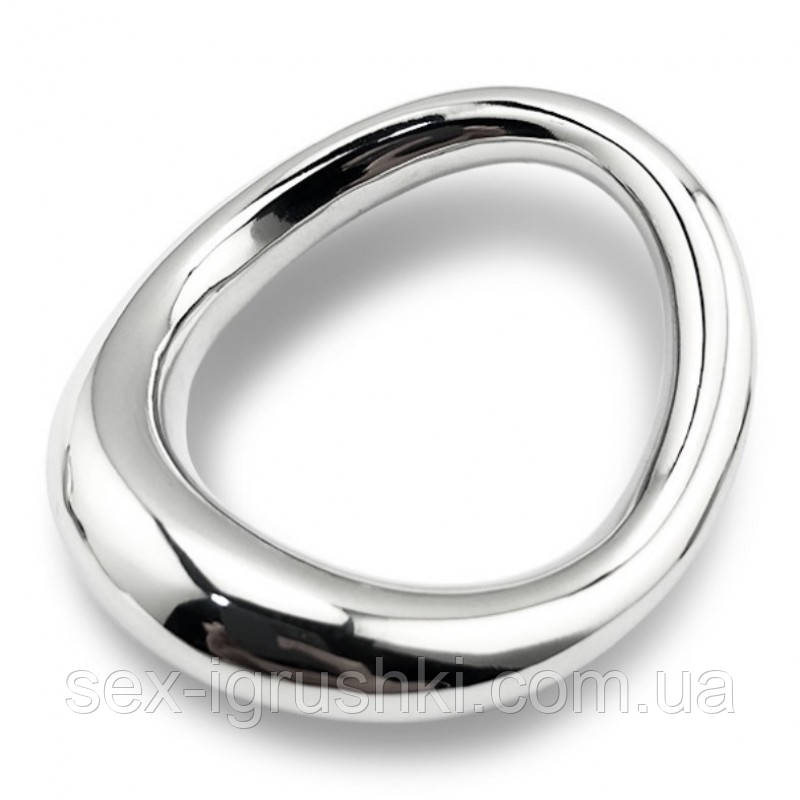 Сталеве ерекційне кільце на головку пеніса Curved Penis Ring Large ST61075