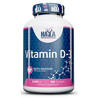 Витамин Д3 Haya Labs VITAMIN D-3 / 5000 IU 100 капсул