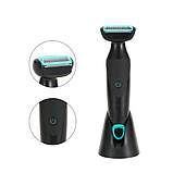 Електробритва сіткова для чоловіків для сухого та вологого гоління XPRO V-601 чорна (42094-VGR V-601_427), фото 3