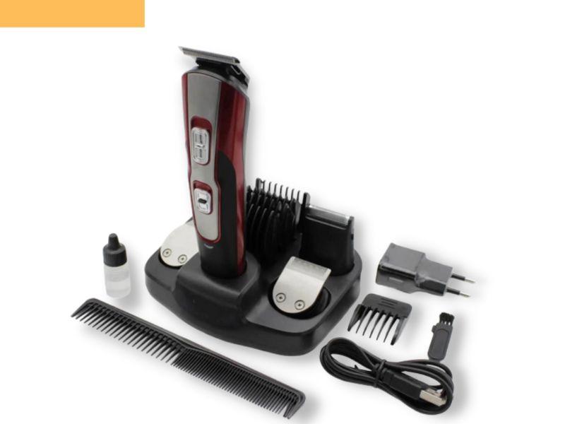 Професійна машинка для стрижки волосся та бороди триммер XRPO GM 592 червоний (42080-_390), фото 1