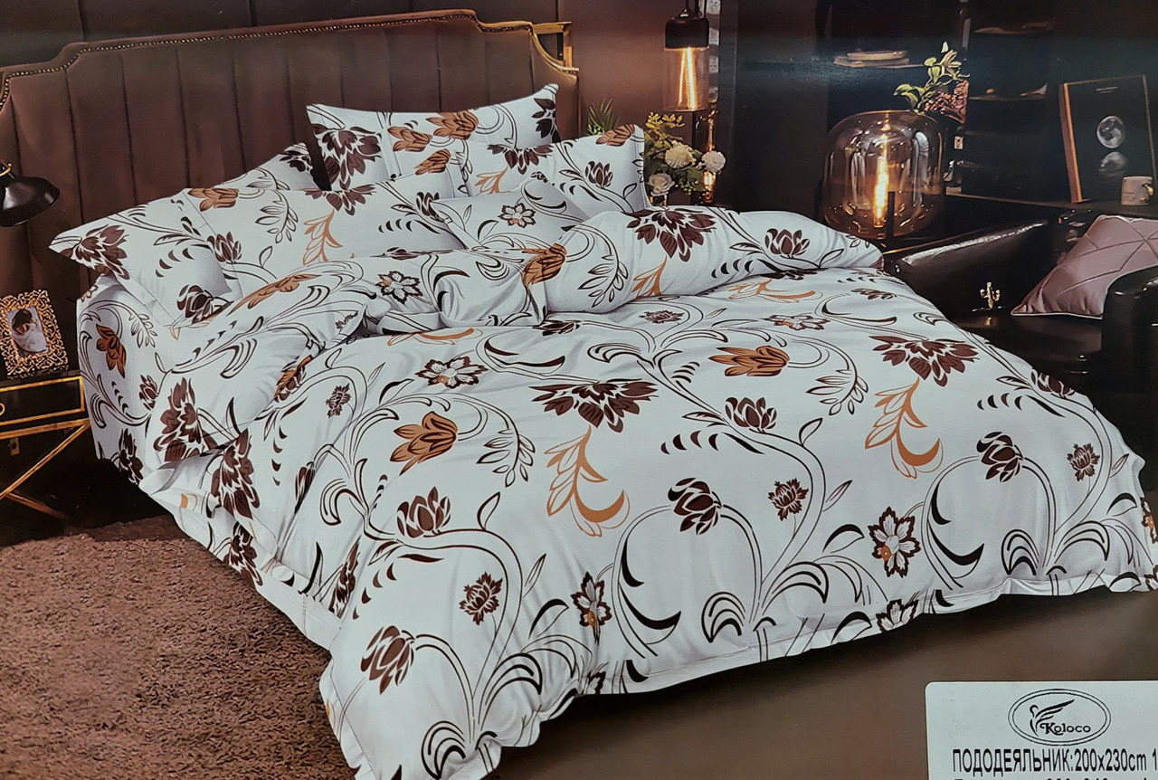 Постільна білизна Koloco Flanel у сумочці Євро розмір