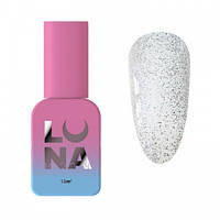 Топ матовий для гель-лаку без липкого шару Luna Top Tile насичений дрібними блискітками. 13 мл