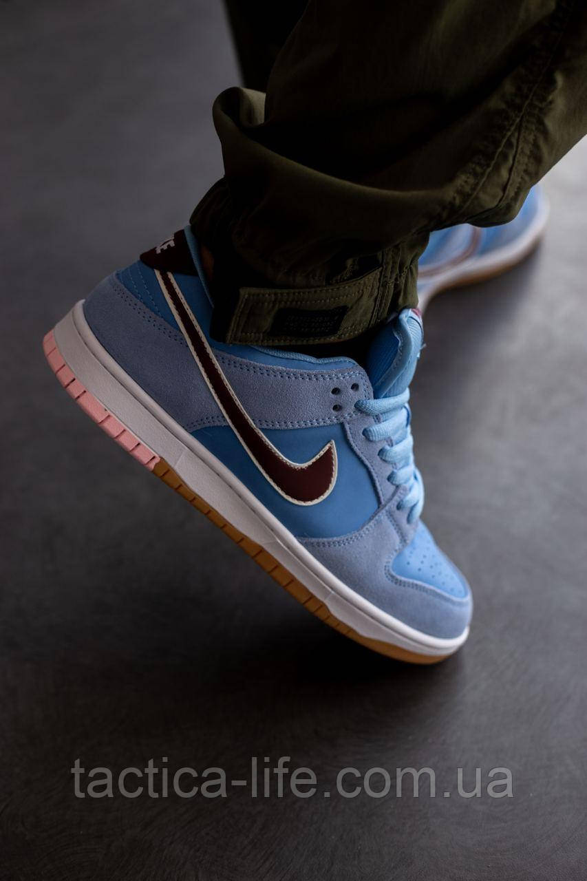 Чоловічі / жіночі кросівки nike sb dunk low philadelphia phillies light blue