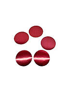 Конфетти кружочки красный металлик 12 мм (10 грамм)