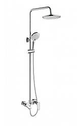 Душова система зі змішувачем для ванни Invena Dokos AU-19-B01