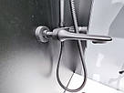 Душова система зі змішувачем для ванни чорна Invena Dokos AU-19-BK4 Svart, фото 4
