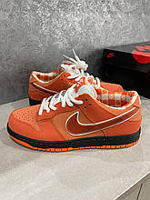 Чоловічі кросівки Nike SB Dunk Low "Orange Lobster" знайк данк шкіра лобстер помаранчевий