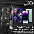 Автомобільний зарядний пристрій Promate GearHub-120W 2xUSB-C, 2xUSB-A Black (gearhub-120w.black), фото 6