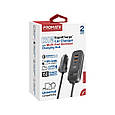 Автомобільний зарядний пристрій Promate GearHub-120W 2xUSB-C, 2xUSB-A Black (gearhub-120w.black), фото 9