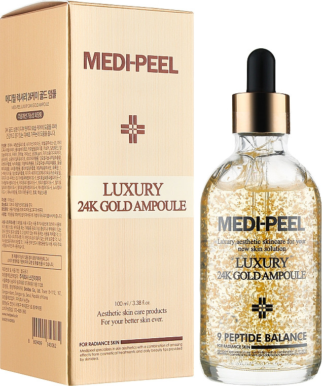 Антиоксидантна сироватка для обличчя з золотом Medi Peel Luxury 24K Gold Ampoule 100 мл