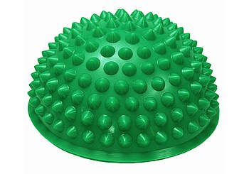 Півсфера масажна кіндербол EasyFit 15 см жорстка зелена