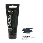 Фарба акрилова (652) Сіра Пейна 60мл ROSA Gallery