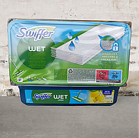 Swiffer wet змінні насадки для швабри вологі, серветки для швабри вологі 20 шт з ароматом лимона