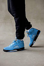 Кросівки Nike Air Jordan Retro 5 UNC , Чоловічі кросівки баскетбольні джордан