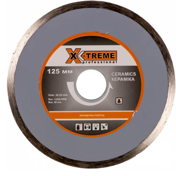 Диск алмазний X-Treme Ceramics 1A1R 125х5х22.23 мм (29489)