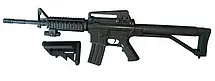 Дитячий іграшковий автомат із лазерним прицілом Cyma M 16 B (стріляє пластиковими кульками 6 мм), фото 6