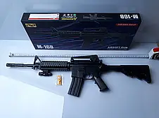 Дитячий іграшковий автомат із лазерним прицілом Cyma M 16 B (стріляє пластиковими кульками 6 мм), фото 3