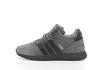 Чоловічі кросівки Adidas INIKI mid Winter (сірі) спортивні повсякденні зимові кросівки 14506 Адідас