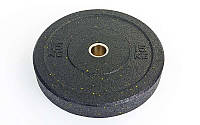 Бамперные диски для кроссфита Record RAGGY ТА-5126-15 15кг Черный