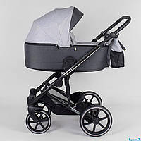 Коляска для ребенка 2 в 1 Expander EXEO EX-21002 (1) цвет серый, водоотталкивающая ткань, коляска трансформер