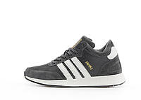 Чоловічі кросівки Adidas INIKI mid Winter (чорні) спортивні повсякденні зимові кросівки 14507 Адідас