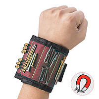 Строительный магнитный браслет для инструментов (Manetic Wristband) с магнитами для гвоздей и пр.