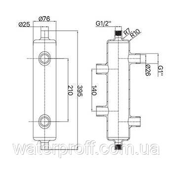 Гідрострілка KR.S1031, 2/2, Czech Product, фото 3