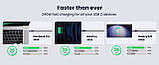 Кабель Ugreen 1м Type-C - Type-C, 240Вт PD 3.1, Thunderbolt, E-Marker - Чорний, фото 5