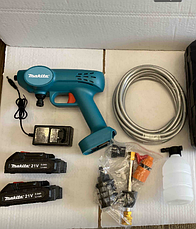 Аккумуляторная минимойка Makita DHW040 5 Ач для мытья автомобиля с дополнительным аккумулятором, фото 3