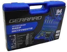 Набір інструментів професійний GERRARD 70219 1/2" 1/4" 94 од., фото 3