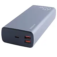 Оригинальный Павербанк USAMS 30000 mAh 65W с быстрой зарядкой QC3.0 PD3.0 + Кабель 100 W (Хороший power bank)