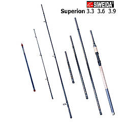 Фідер 3в1 3.3/ 3.6/ 3.9 м тест 150 г Superion Siweida