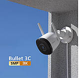 IP камера 5мп Imou Bullet 3C (WiFi 6, сирена) - НОВИНКА, фото 3