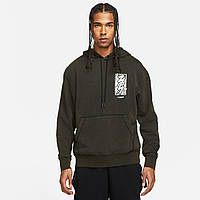 Бомбер чоловічий Jordan Zion Df Perf Flc Hoodie S Чорний (DH0598-010)