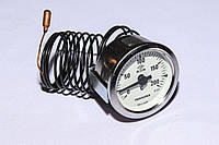 Термометр капиллярный PAKKENS Ø60мм от 0 до +200°С (длина капилляра 1м)