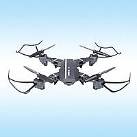 Квадрокоптер складной мини дрон радиоуправляемый Drone CTW 88W с дистанционным управлением