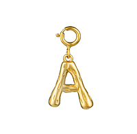 Медальон Andronova Jewelry Letter with lock Подвеска на шею Серебро 925 Женское украшение
