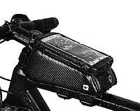 Тор! Велосумка Rhinowalk Bike Phone 1.5л RK18335 Carbon Black D_1024