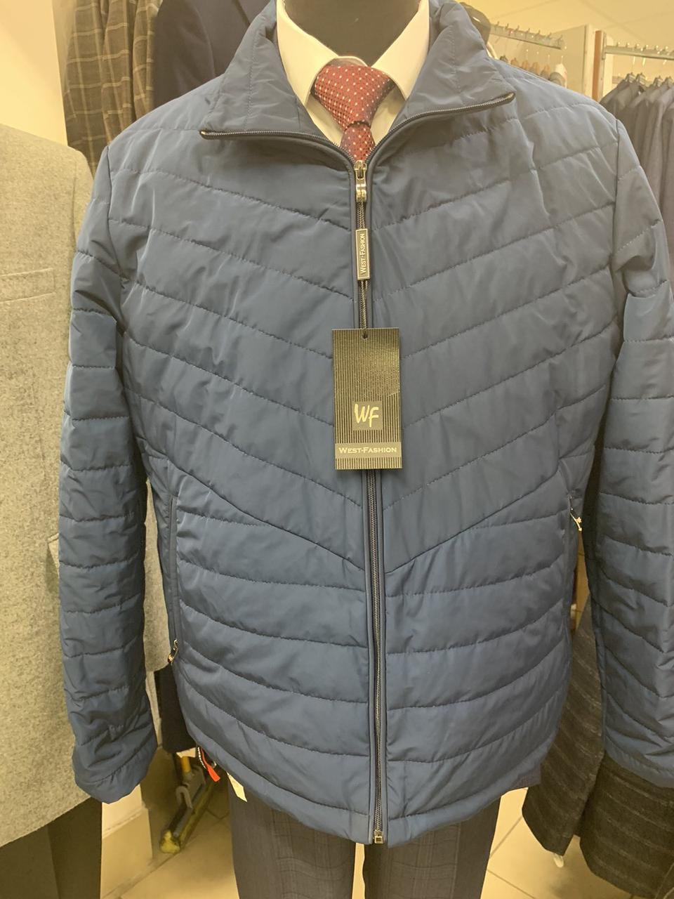 Куртка чоловіча спортивна West-Fashion модель М-113 синя
