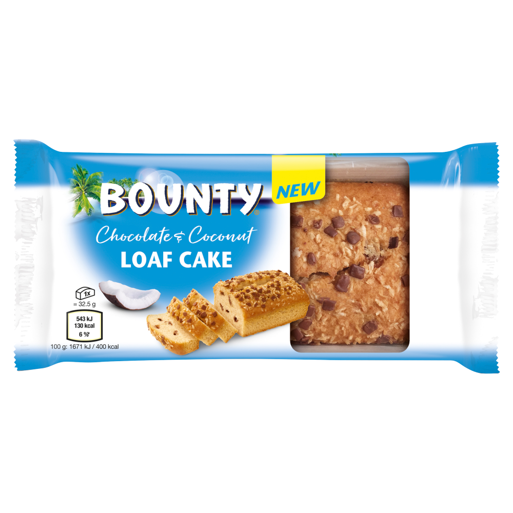 Бісквіт Bounty Chocolate & Coconut Loaf Cake 32.5 g ДО 05.01.24