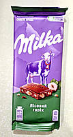 Шоколад Milka с лесным орехом молочный 90 г