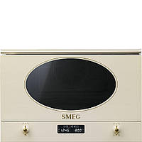 Встраиваемая микроволновка Smeg MP822PO кремовая