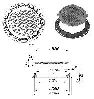 Люк оглядових колодязів " Садовий"