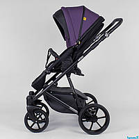 Коляска для ребенка2 в 1 Expander MODO M-71206 цвет фиолетовый, водоотталкивающая ткань, универсальна коляска