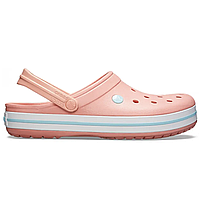 Crocs Crocband Melon Ice Blue Original, Кроксы Крокбенд розовые женские оригинал + коробка