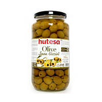 Оливки Hutesa зеленые без косточки 900г