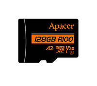 Apacer Карта пам'яті microSD 128GB C10 UHS-I U3 A2 R100/W80MB/s + SD  Baumar - Порадуй Себе