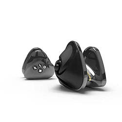 Вібратор для клітора з електростимуляцією Mystim Hearts Desire Black Edition, 6х6,5 см.